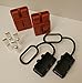 PolePalUSA 175 Amp Anderson Red Wire Harness - 0-2-4 Gauge High Power Connector Kit