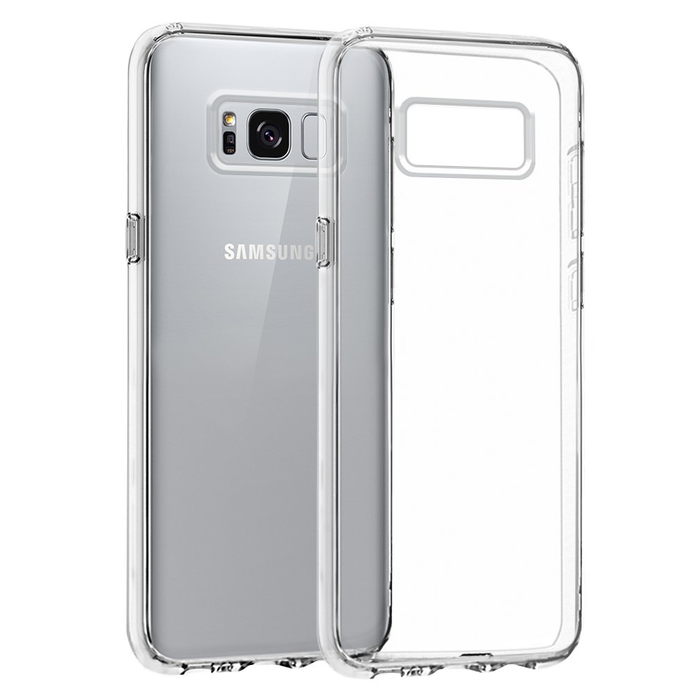 Hülle für Samsung Samsung Galaxy S8,TUCNIPUS Schutzhülle Case Silikon - Ultra Dünn Crystal Clear Durchsichtige Backcover Handyhülle TPU Case für Samsung Galaxy S8-Transparent