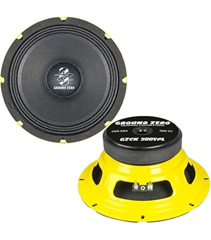 Amazon.com: Ground Zero GZCK 250SPL Yellow Basket 10