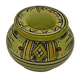 Moroccan Handmade Ceramic Ashtrays Smokeless Cigar Exquisite design with Vivid Colors Small