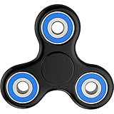 ASELA Anti-Anxiety 360 Spinner Helps Focusing Fidget Toys Premium Quality EDC Focus Toy for Kids & Adults - Stress Reducer Relieves ADHD Anxiety and Boredom Ceramic Cube Bearing (Black)