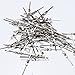 Waltz&F 300pcs Chandelier Connectors Clips Pins for Fastening Crystals Parts Bowtie, Chandelier Replacements (30mm-300pcs, Silver)