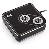 Alphacool Core 1 Aurora CPU Water Block, Black | Nickel-Plated Copper Base, Brass Housing, aRGB Aurora, Intel LGA 1700 / AMD AM4 &amp; AM5, 72&times;72&times;26.5mm