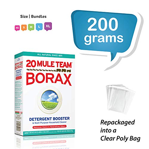 Borax for Slime ACTIVATOR Pure Sodium Tetraborate Decahydrate for PERFECT SLIME (200 grams)