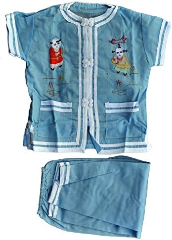 Harvey J Little Girls' Top and Pants Set Size M (4) Light Blue