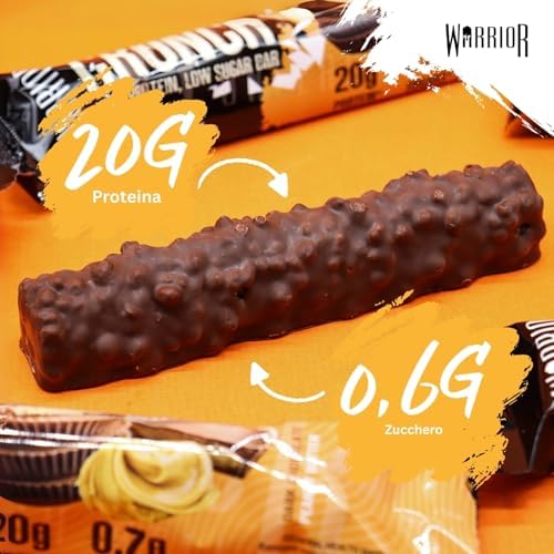 Crunch Barretta Proteica – Cioccolato Fondente e Burro di Arachidi