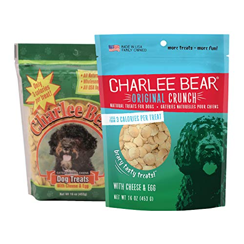 Charlee Bear Dog Treat, 16-Ounce, Cheese/Egg