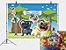 Daniu Cartoon Puppy Dog Pals Theme Backdrop Kids Birthday Party Photography Background Cake Table Decor Banner Baby Shower Photo Studio Booth Props 7X5FT Vinyl