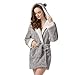 Richie House Womens' Bathrobe Robe with Two Ears RHW2498-A-FBA