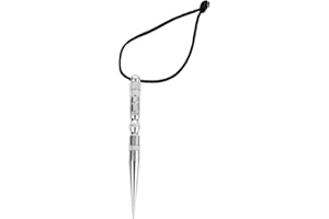 Tofficu 2pcs DIY Knitting Needles Tool: Knotters Tool , Needle Tying Braiding Spikes, DIY Weaving Lacing Stitching Needles and Smoothing Tool for Paracord Leather Ropes Cords Projects