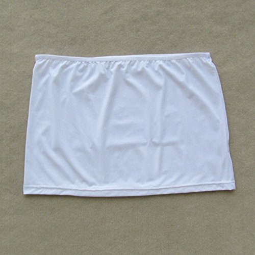 YOUMU Women Elastic Bandage Bodycon Mini Skirt Micro Mini Booty Erotic Low Waist Clubwear Nightclub Sexy Wear (S, White)