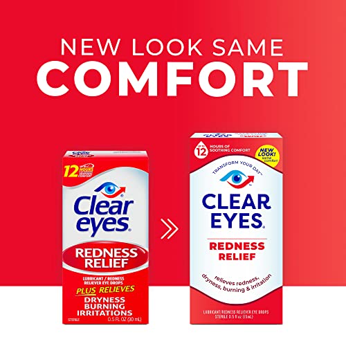 Clear Eyes Eye Drops, Redness Relief, 1 Fl Oz (Pack of 3) Pricepulse