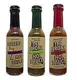 Small Axe Peppers The Bronx Greenmarket Hot Sauce, Variety 3 Pack - All Natural, Vegan, Made in the USA, non-GMO, Community Garden Grown, Featured on Hot Ones!