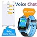 Kids Smart Watch Phone with SIM Card Slot GPS Tracker for Boys Girls with Fitness Tracker Games SOS Calls Camera Anti-Lost Wristband Bracelet Alarm Clock Holiday Birthday Gifts (Blue)