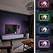 LUNSY LED Flexible Light Strip 1 Meter/3.28 Foot, 60 LEDs SMD 5050 Bias Lighting, RGB Multi-color Under Cabinet Mood Light for Medium Flat Screen, HDTV, TV/PC, LCD Desktop Monitors - USB Powered
