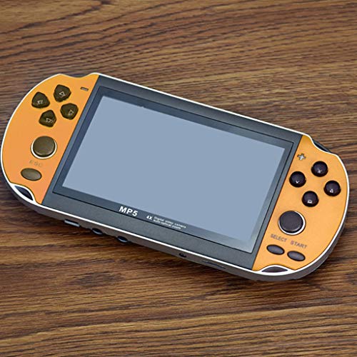 JUNESUN 4.3 Inch Colored Game Console 40GB Build in 7500 Game for Ps1/gg/Cps/Neogeo/Gba/Gbc/Gb/Snes/Nes/Sega Video Game Console MP4