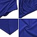 MISSKY Women's Cap Sleeve V Neck Swing Casual Dresses for Women,Blue M