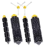 SHP-ZONE Replacement Accessory for iRobot Roomba 600 and 700 Series,Include Brushes Kit Bristle & Flexible Beater Brushes& 3-Armed Brushes