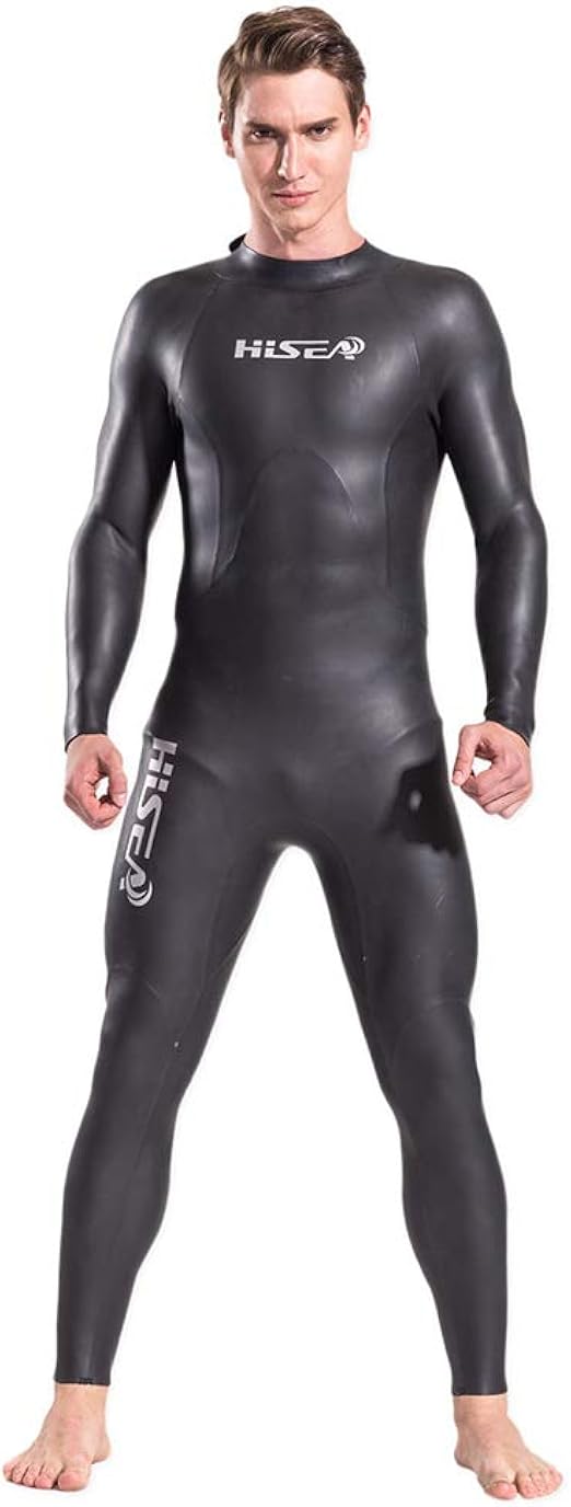 HBRT Men's Full Wetsuits,Thermal Suit Sleeves 3mm Jumpsuit Warm