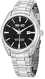 SO&CO New York Men's 5101.2 Madison Stainless Steel Date Watch