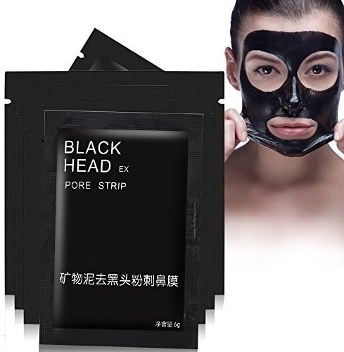 Pilaten Blackhead (5Pcs) Charcoal Cream for Blackheads, Whiteheads & Acne Remover.
