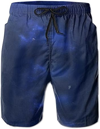 Galaxy Quick Dry Beach Shorts Swim Trunks For Men Boys