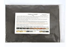 FINALLY HAIR Hair Building Fibers 57 Grams. Highest Grade Refill That You Can Use for Your Bottles From Competitors Like Toppik?, Xfusion?, Miracle Hair? (Medium Brown)