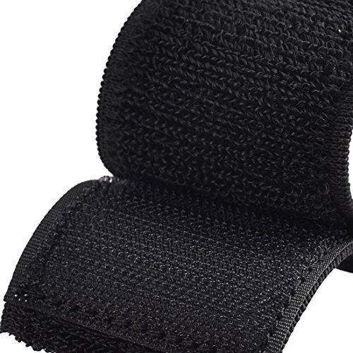 uxcell Nylon Outdoor Sports Elastic Backpack Hook Loop Tie Strap 5 x 50cm 2pcs Black