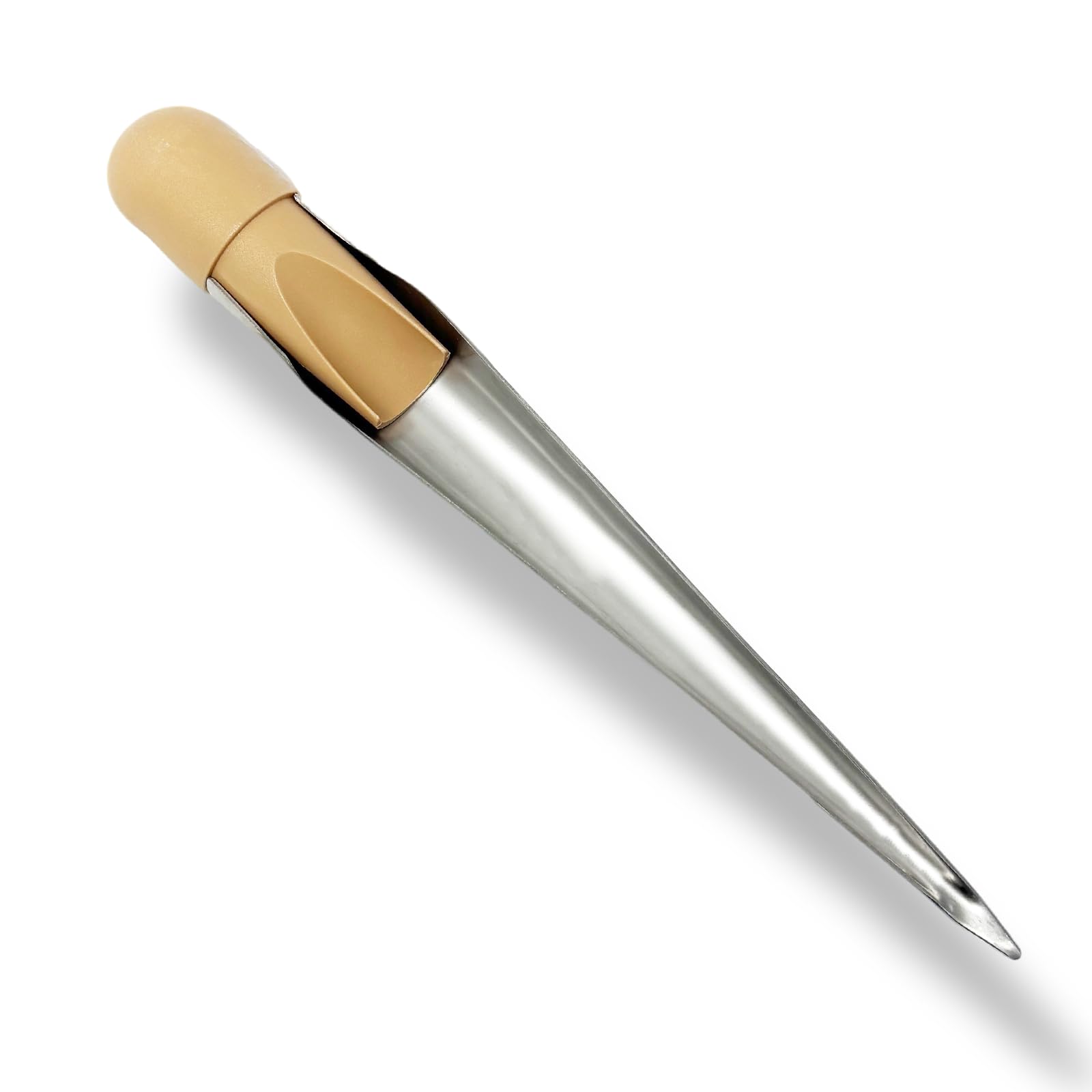 FCOUIID Marine Rope Splicing Spike FID with Handle, Swedish Style, 304 Stainless Steel for Line Wire Diameter: Small:1/8" to 1/2"