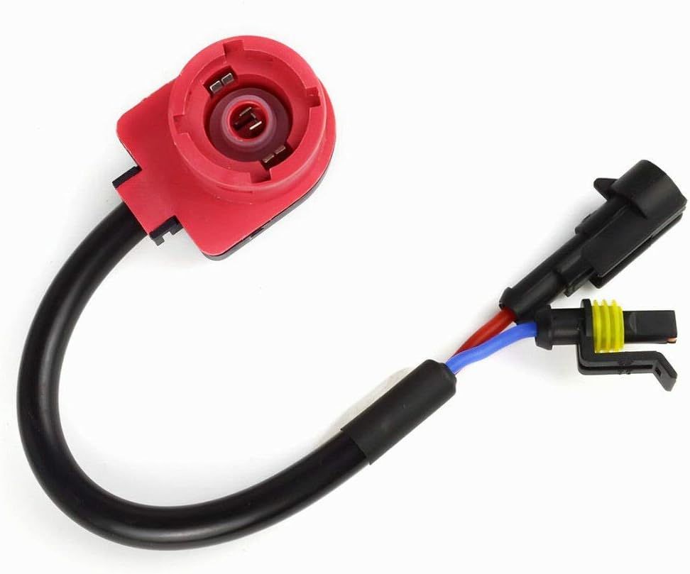 O-NEX 2x HID Relay Harness D2S D2R D2C 35W/55W AMP Wiring Adapter Bulb/Ballast Connector - Image 4
