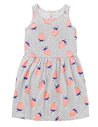 Carter 2T-8 - Vestido sin mangas de algodón ligero para niña