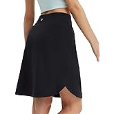 baleaf Skorts for Women 20" Golf Athletic Tennis Skirts Knee Length Pickleball Hiking Casual Skort Zipper Pockets UPF50+