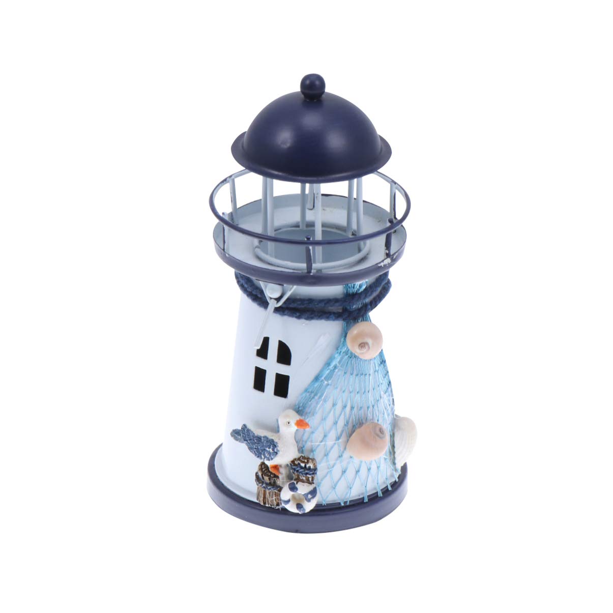 Nautical Light Candle Holder Decorated With Seagull Nautical Vintage Home Decorations
