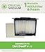 Crucial Vacuum Replacement Vacuum Filter - Compatible with Dirt Devil Part # 3LK0540001 and Dirt Devil F13 HEPA Style Filter & Foam Pre-Filter Models, Vacs - Fits Reaction Dual Cyclonic (1 Pack)
