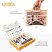 UTOOL 300pcs All-Purpose Rotary Tool Accessories Kit, Universal Fitment for DIY Woodworking, Cutting, Grinding, Sanding, Sharpening, Carving and Polishing