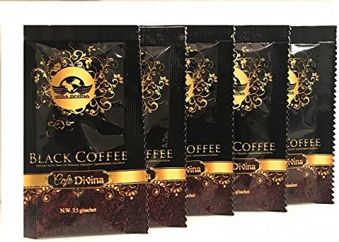 15 Single Sachets Cafe divina, Weight Loss Coffee, Infused with 70 MG of Premium Organic Ganoderma lucidem …