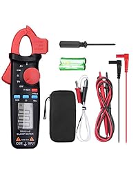 Medidor de abrazadera TRMS 2000 contador digital multimedidor con soporte de rango automático NVC, voltímetro AC DC de resistencia a la temperatura, diodo de continuidad, AC sin contacto, comprobador de corriente con retroiluminación, FraFong