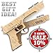 Isottcom Rubber Band Guns | Boys Toys for Outdoor Indoor Game | Wooden Toy Guns | Best Gift for Men | Wooden Pistol for Shooting Game | Kids Toys for Pretend Play | Gag Gift | Toy Gun (Beretta)