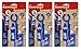 Jokari 3 Count Pepsi Heritage Logo 3-in-1 Beverage Opener, Red/White/Blue