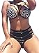 C.X Trendy Plus Size Bikini Set Swimwear High Waist Cut Out Bathing Suits for Womens