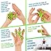 Hand Grip Strengthener Finger Stretcher Strength Trainer for Forearm Exercise/Guitar Finger Strengtheners/Rock Climbing Grips-6 Set (6 PCS Finger Stretchers)