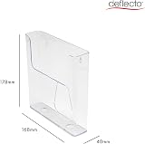 Deflecto Portrait Literature Stands A5 Wall Mounted Holder view 2