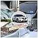 Warmfits Car Windshield Cover, Car Frost Windshield Cover Shade Shield Sun Blocker Protector Prevent Snow Ice Frost Leaves Dust on Windshield for Car SUV Van Small Trucks