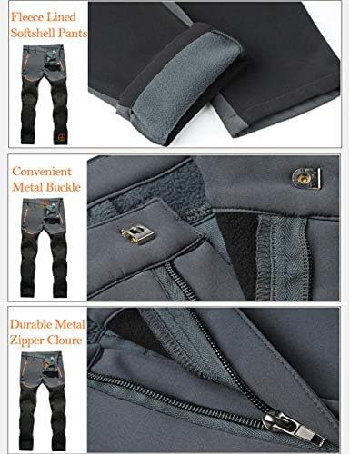 Fleece-lined waterproof winter pants with zipper pockets, priced at $37.98 on August 9, 2023.