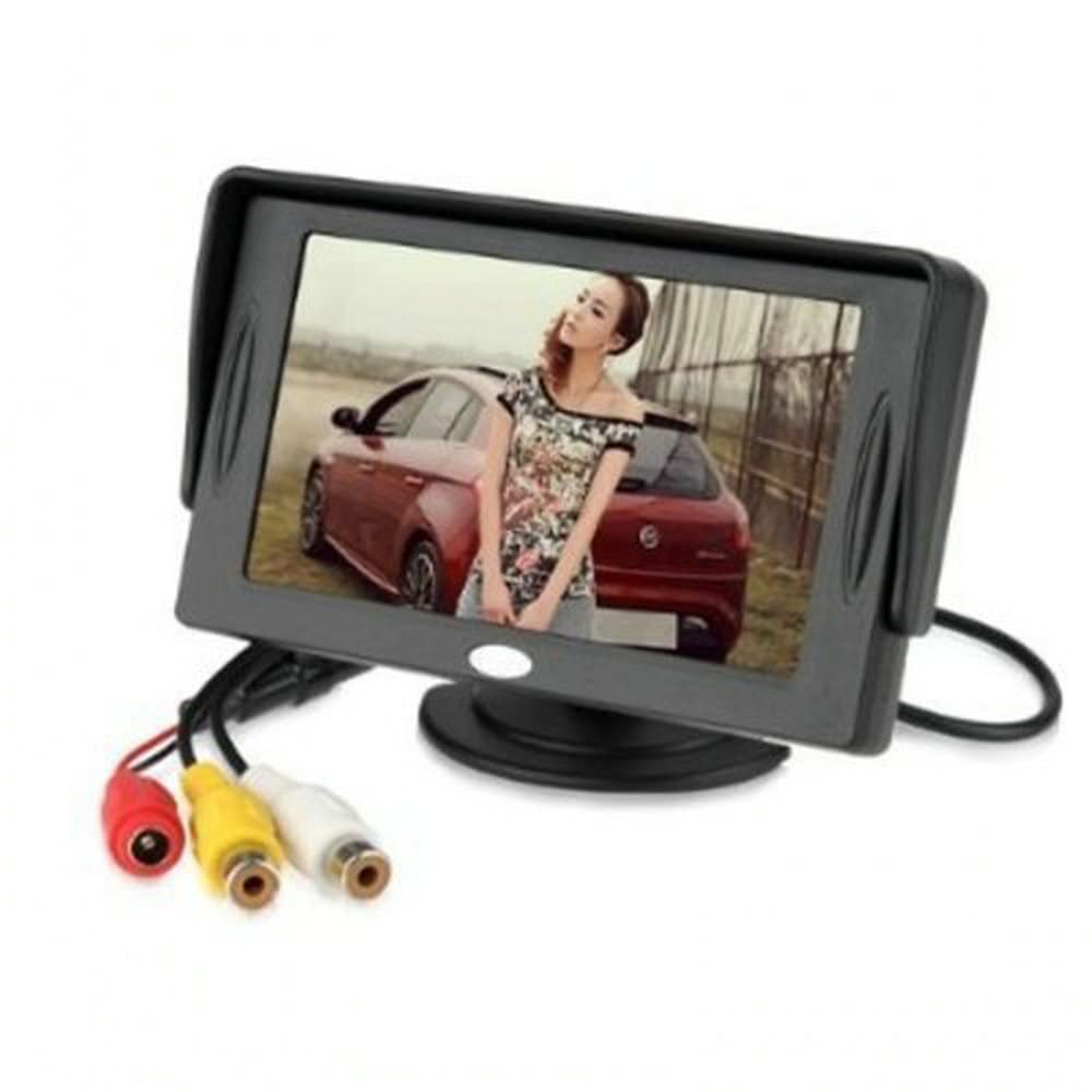 BW 4.3 Inch TFT-LCD Car Rearview Mirror DVD Monitor with Pocket-sized Color LCD Display, Mini Mirror Monitor for Car / Automobile