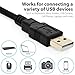 Fosmon USB 2.0 Extension Cable (33 FT), USB Extra Long Extender Cord - Type A Male to Female for PS3 PS4 Slim Pro, Xbox One S X 360, PC Computer Laptop Printer Camera & More