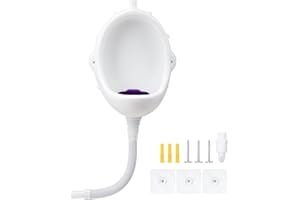 HBGOTL Large Simple Urinals for Men, Plastic Urinals, Waterless Urinals, Urine Diverter with 1 Urinal Screens