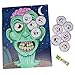 JOYIN Halloween Party Supplies Pin The Nose on Pumpkin, Pin The Eye on Zombie, Pin The Mouth on Vampire Fun Halloween Game Packs (Glue Stick Included)