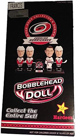 Ron Francis Bobblehead Doll Carolina Hurricanes 2002-2003 Collection with Stand