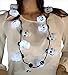 Flashing Light Up Skull Heads Halloween Necklace, 38 Inch